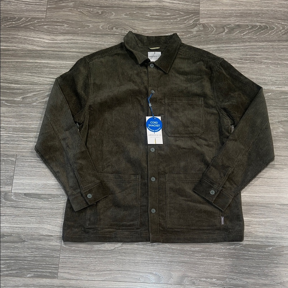 Men's Corduroy Jacket - Olive Green